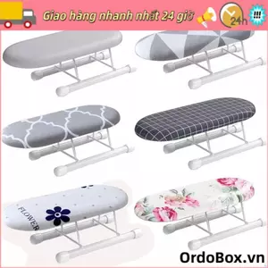 Bảng ủi Mini ORDOBOX, Giá để bàn ủi nhỏ có thể gập lại bằng kim loại, Đồ dùng gia đình Quần áo chịu nhiệt Vỏ ủi