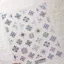 Màu Ấm Dòng Màu Sắc Bohemian Phong Cách Dân Tộc Dán Làm Móng Tay Nổi Ba Chiều In Hình Dán Móng Tay