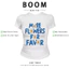 BOOM Áo Baby Tee Nữ Cotton Ôm Body-Áo Thun Ngắn Tay Y2K In Hình PhongCách Mùa Hè, Cổ Tròn Hàng Đầucách hàn quốc phong538