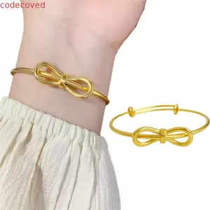 CODECOVED Nơ Vòng Tay, Ngọt Ngào Sang Trọng Nơ Vòng Tay, Thời Trang Có Thể Điều Chỉnh Chống Thấm Nước Thoải Mái Khi Đeo Nơ Thiết Kế Vòng Tay Trang Sức Nữ