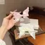 Kẹp Tóc Nơ AWNGD, Kẹp Cá Sấu Nơ Dễ Thương Kẹp Tóc Cánh Thiên Thần, Quà Tặng Ruy Băng Satin Sang Trọng Đầu Sau Kẹp