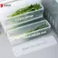 4 Hộp Đựng Thực Phẩm Hình Chữ Nhật Dài Nhựa Có Thể Tái Sử Dụng Tủ Lạnh Hộp Sắp Xếp Phụ Kiện Nhà Bếp VN