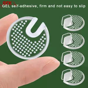 ECK Silicone Flip Gel Đệm Miếng Lót Nhỏ Chấm Tròn Chống Trượt Flip-flop GEL Chống Trơn Trượt Trong Suốt Chân Trước Giày Miếng Lót Ngón Chân Bảo Vệ HOT
