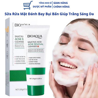 Sữa rửa mặt BHA Salicylic Acid dành cho da dầu giải pháp cho làn da khô thoáng sạch nhờn