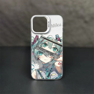 Dành cho iPhone 17 Pro Max 16 Pro / 15 14 13 12 11 XS Max "Hatsune Miku" Vỏ điện thoại mờ cứng / iPhone 12 11 X Xr 7 8 SE Vỏ mềm chống sốc Vỏ iPhone
