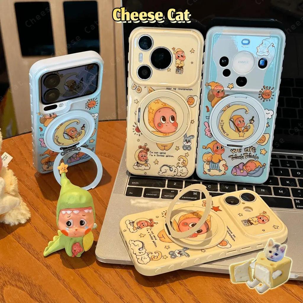 Twinkle Ốp điện thoại đứng kim loại xoay hình ngôi sao dễ thương cho iPhone 11 12 13 14 15 Plus 16 17 Pro Max 17 Air