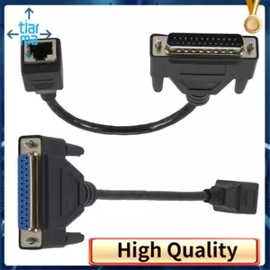 Bộ chuyển đổi dây tín hiệu ILDA sang RJ45 DB25 Đầu nối nam / nữ ILDA sang Bộ chuyển đổi cáp mạng