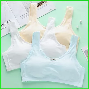 PS1 Trẻ Em Áo Ngực Cho Bé Gái Quần Lót Học Sinh Trung Học Nữ Trung Học 12-15 Tuổi Phát Triển Áo Vest Nhỏ Lớn