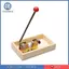 Dụng cụ mở Macadamia Hướng dẫn sử dụng Nutcracker Nutcracker Nut Cracker Tool Dụng cụ mở đai ốc gia dụng Dụng cụ cầm thoải mái Vật liệu gỗ và kim loại Sui