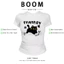 BOOM Áo Baby Tee Nữ Cotton Ôm Body-Áo Thun Ngắn Tay Y2K In Hình PhongCách Mùa Hè, Cổ Tròn Hàng Đầucách hàn quốc phong629