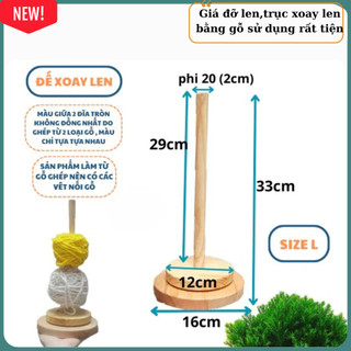 Đế Xoay Len, Giá Đỡ Cuộn Len, Dụng Cụ Xả Len, Chống Rối Len