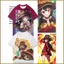 KonoSuba Thần Phước Lành Trên Thế Giới Tuyệt Vời Cosplay Vải 3D Mùa Hè Áo Thun Anime Tay Ngắn
