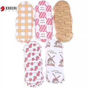 100 Cái Khay Giấy Bánh Mì Cốc Nướng Bánh Muffin Hamburger Chống Dầu Thiết Thực Mini Sna Dụng Cụ Làm Bánh Chịu Nhiệt VN