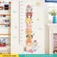 Decal dán tường thước đo chiều cao động vật dễ thương cho bé trang trí phòng ngủ dán tủ quần áo