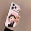ốp lưng iphone Cô gái đội mũ hồng Cho Iphone 17 Iphone 11 Pro 12 13 14 15 16 7 xs xr Pro Max Plus 12PROMAX 17PROMAX