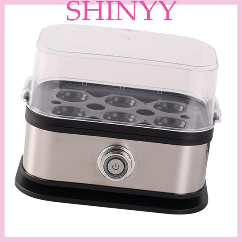 SHI Nồi hơi trứng bằng thép không gỉ 200W Nồi 6 quả trứng Công suất hấp trứng điện