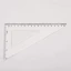 School Geometry Tool Set with Straight Ruler Set Square Protractor for Student