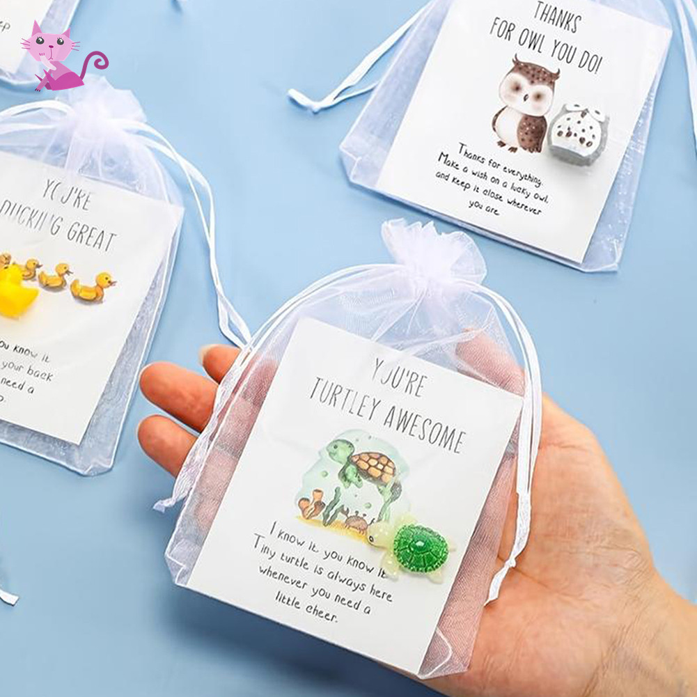 Quà văn phòng nhỏ dành cho nhân viên Cảm ơn bạn Nhân viên có mặt với thẻ Pun-Note động vật để làm rung môi trường văn phòng