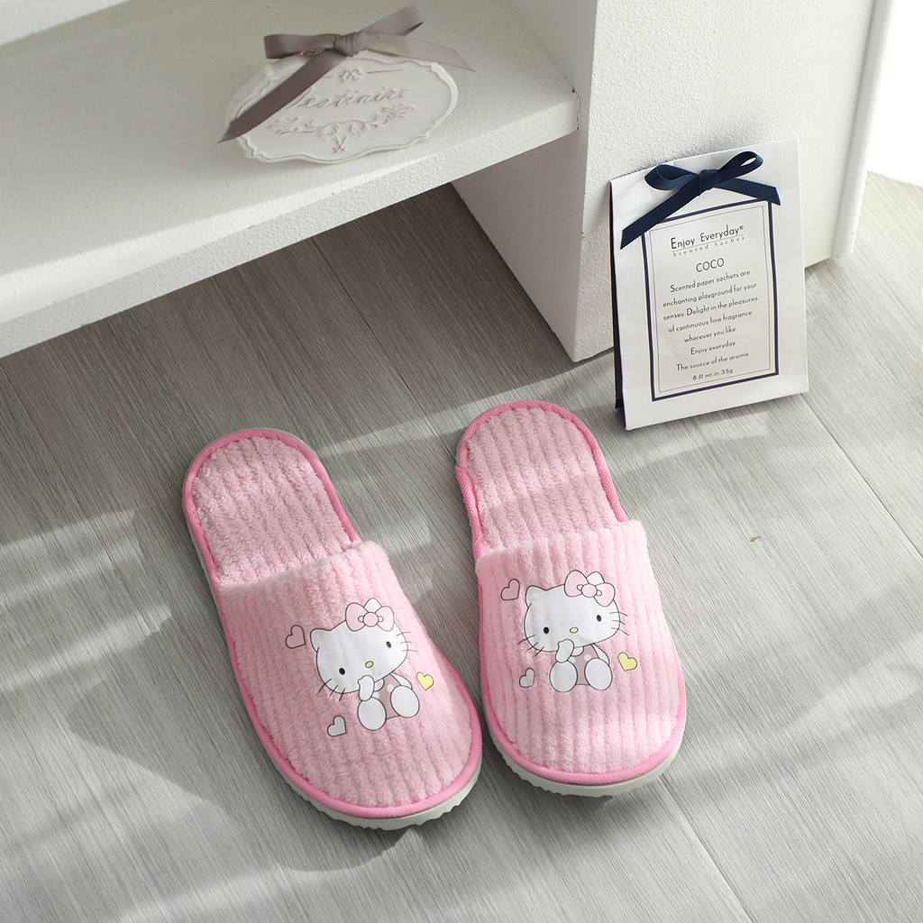 Chất Lượng Cao Dễ Thương Sanrio Chống Trơn Trượt Nhà Khách sạn B & B Dép Trong Nhà Hoạt Hình Dùng Một Lần