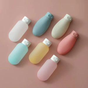 COZII Bộ Chiết Mỹ Phẩm 4 Món Chiết Mỹ Phẩm Dầu Gội Du Lịch Màu Pastel Chai Chiết Nước Tẩy Trang