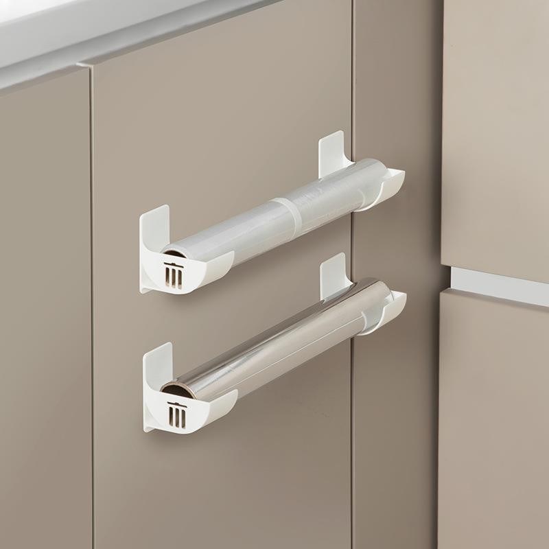 2 Gói Kệ Bên Tủ Lạnh Để Sắp Xếp Băng Phim Và Túi Đựng Rác Trong Tủ