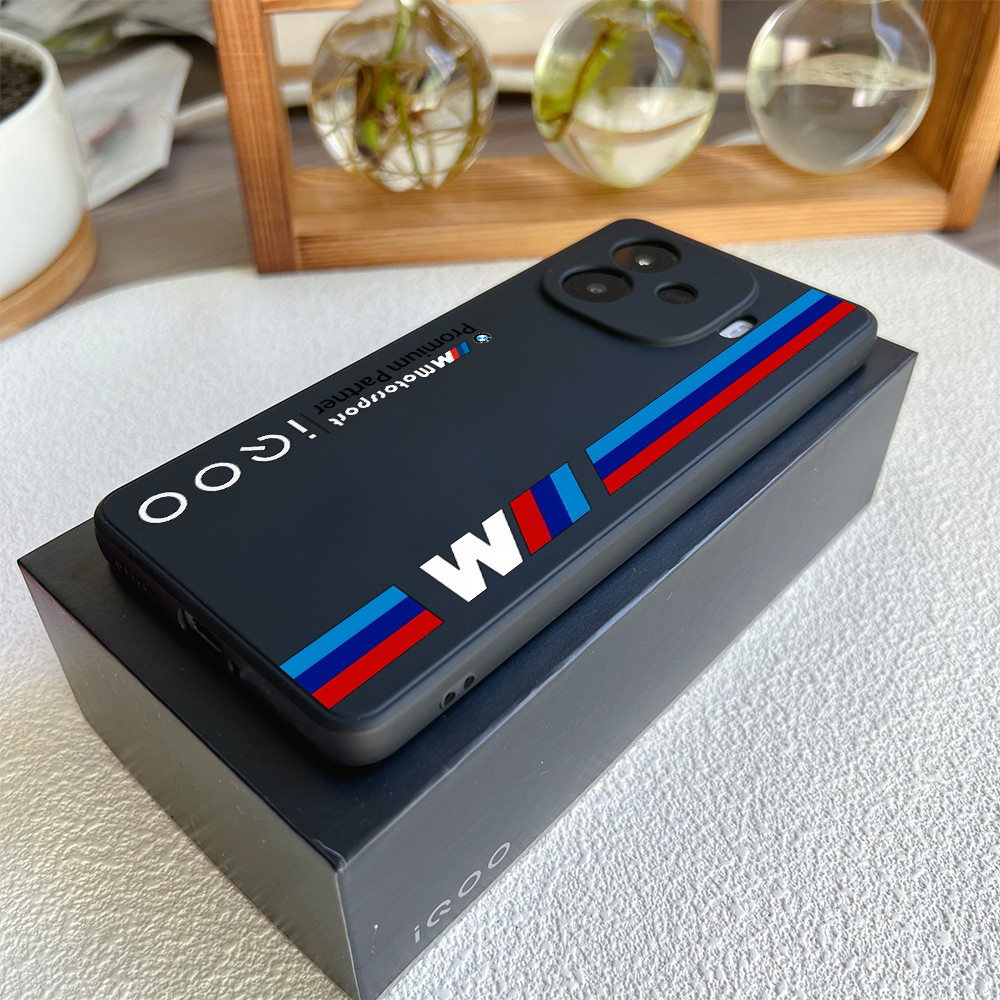 Ốp điện thoại silicon mềm thiết kế BMW Motorsports cho IQOO 13 / 12 / 11 Pro Z9 Turbo Z10 Turbo Pro Neo 10 Pro Plus Z9X Neo 9 iQOO Cover