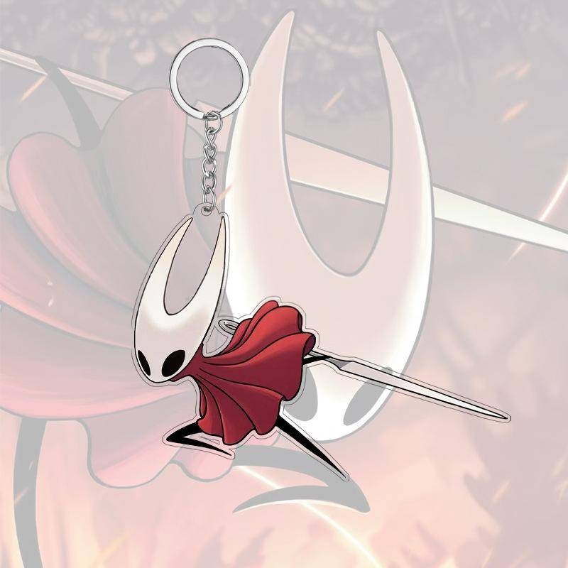 HK1 The Hollow Knight 2 Silksong Móc khóa Hollow Knight Acrylic Móc khóa mặt dây chuyền KH1