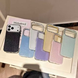 Logo Ống Điện Thoại Cho iPhone 17 16 15 14 13 12 11 Pro Max Plus Trong Suốt Siêu Bling Nhấp Nháy Silicon Trong Suốt Chống Sốc