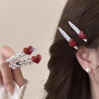 Trái tim kẹp tóc chống trơn trượt, đa năng - Phù hợp tóc dày và xoăn, tạo kiểu tóc đẹp