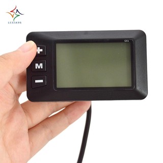 Bộ điều khiển Ebike G51 với màn hình LCD 5Pin, đầu nối chống nước, dành cho xe đạp điện.