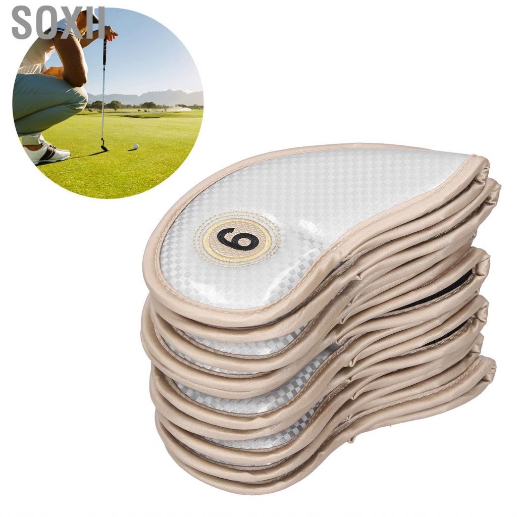 Soxii SOXII-VN Club Iron Cover PU 10PCS Bìa bền cho đầu (Bạc)
