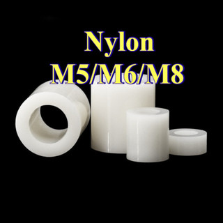 Cột Nhựa Hỗ Trợ Cột Trụ Cách Điện，CỘt Nhựa TRÒN CÁCH ĐIỆN lỗ，cọc nhựa TRẮNG，Màu Trắng chân cọc nhựa đỡ mạch không ren，Đệm Bằng Nhựa ABS Nylon Đục Lỗ M5 / M6 / M8 [LXY-CB-1]