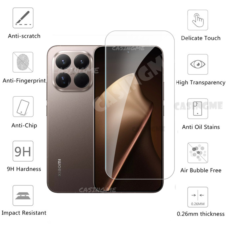Xiaomi 15T/15T Pro 2025 kính cường lực full cover trước/sau, bảo vệ màn hình và camera