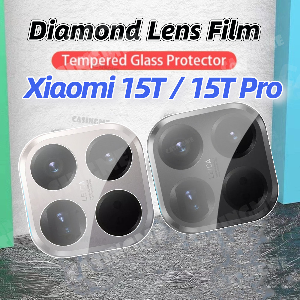 Bảo vệ ống kính máy ảnh 3D Xiaomi 17T 15TPro 2025 cho Xiaomi 15T 15T 15 T T T15 15TPro Xiaomi15T Pro 4G 5G 2025 Kính cường lực trong suốt Bảo vệ camera sau