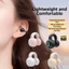 Tai nghe kẹp tai EDIWANY, cuộc gọi cực dài Tai đơn Bluetooth 5.3, Tuổi thọ pin dài dẫn truyền xương Tai nghe không dây Bluetooth cho