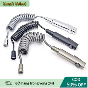 Bộ Vòi Xịt Toilet Không Khoan Lỗ, Kèm Giá Đỡ, Tăng Áp, Thiết Kế Tự Dính Cho Nhiều Loại Tường, Điều Chỉnh Độ Cao, Màu Đen