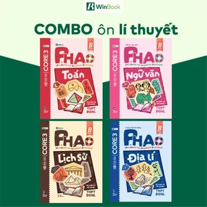 Sách - Bộ PHAO Toán, Ngữ văn, Lịch sử, Địa lí ôn luyện thi TN THPT, ĐGNL lẻ chọn môn [Nhà sách sáng tạo-270]