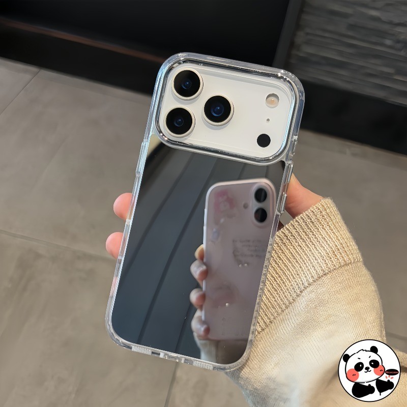 Ốp Điện Thoại Chống Sốc Gương Cho OPPO A6 GT A5 A5X A5i A2M A3X A3 A2X A2 A98 A80 A79 A59 A16K A16E A1X A1 F29 F27 Pro Plus F23 5G 4G Vỏ Mềm Đơn Giản Dễ Thương