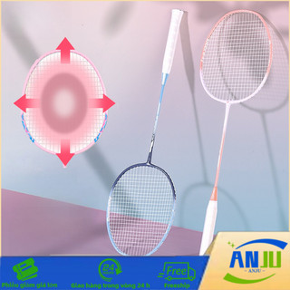 Set Vợt Cầu Lông Đôi - Lưới Căng Sẵn Bền, Thiết Kế Cầm Tay Êm Ái, Phù Hợp Người Mới Bắt Đầu