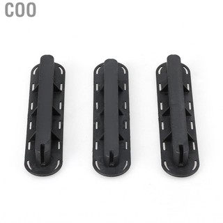 Coo Coo Zjchao lướt ván FINS Buckle Buckle Set Paddle Board Fin Water Ski Fish Clip Clip Clip (Black)