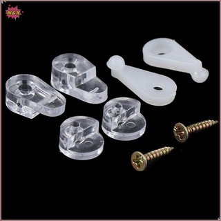 N & X 50 Chiếc Tấm Thủy Tinh Giữ Kẹp Gương Trong Suốt Kẹp Cho Cửa Tủ Kính Giữ Tủ Gương Tủ Sửa Kẹp.