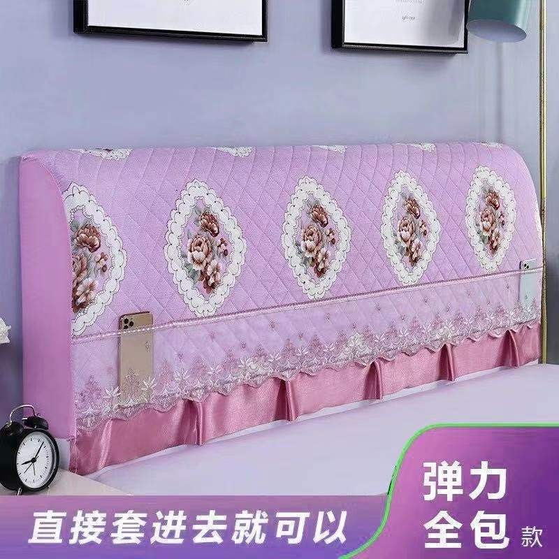 Vỏ bọc đầu giường Phong cách Châu Âu Bao gồm tất cả Đơn giản Hiện đại 1,2m / 1,51,82m Cotton dày chống bụi Vỏ ZFUF