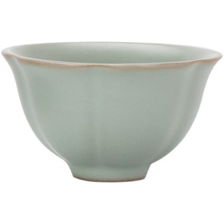 Bộ cốc trà Kung Fu gốm Ge Lò Ru Kiln, 4 chiếc, mở lát, dùng cho gia đình