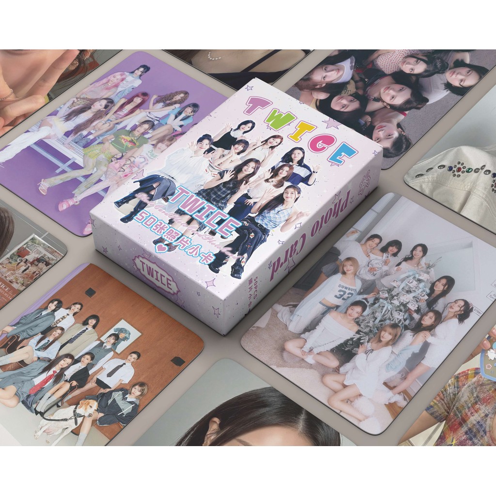 Bộ 50-55 Hai Lần Photocards Với Thẻ Lomo Hình ba chiều Laser Thanh niên Tôi Nhận BẠN MISSAMO Nayeon Jeongyeon Momo Sana Jihyo Mina Dahyun Chaeyoung Tzuyu Bưu thiếp ba chiều YM