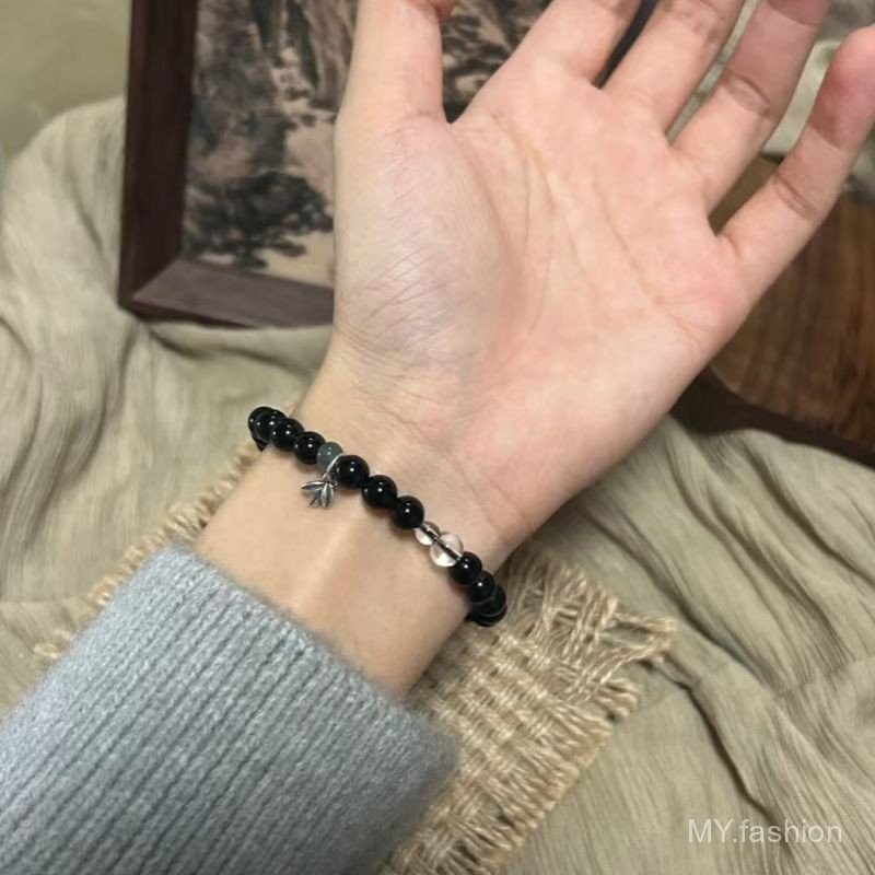 Vòng tay đính cườm phong cách truyền thống Trung Quốc, phù hợp làm quà tặng và mang lạimay mắn