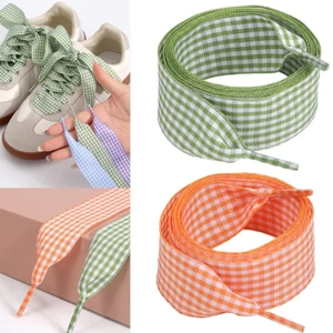 Dây giày ca rô Treeling Polyester Dây giày thay thế Giày thể thao chống trượt Dây buộc
