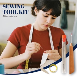 37 Chiếc May Bộ Dụng Cụ Kim Thép Không Gỉ Bộ Di Động tự làm Tay May Bộ Mắt Lớn Kim Chỉ Dụng Cụ Sửa Chữa Nhà Thủ Công Người Bắt Đầu 37 miếng 37 cái nhựa ABS tiện dụng ổn định an toàn