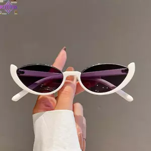 RTJIFSS Kính Mát Mắt Mèo Nam Nữ Kính Mắt Hợp Thời Trang Nửa Khung