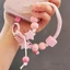 Điện Thoại Di Động Dây Chuyền Dây Bện Cổ Tay Ngắn Đính Hạt Ngôi Sao Handmade Mặt Dây Chuyền Túi Móc Khóa ins Niche