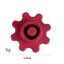 Nắp ống silicon 3d In nắp ống silicon màu đỏ trắng silicone cắm ống